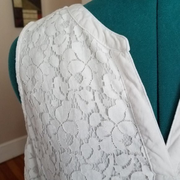 Liz Clairborne Sleeveless White Tank - Picture 4 of 12